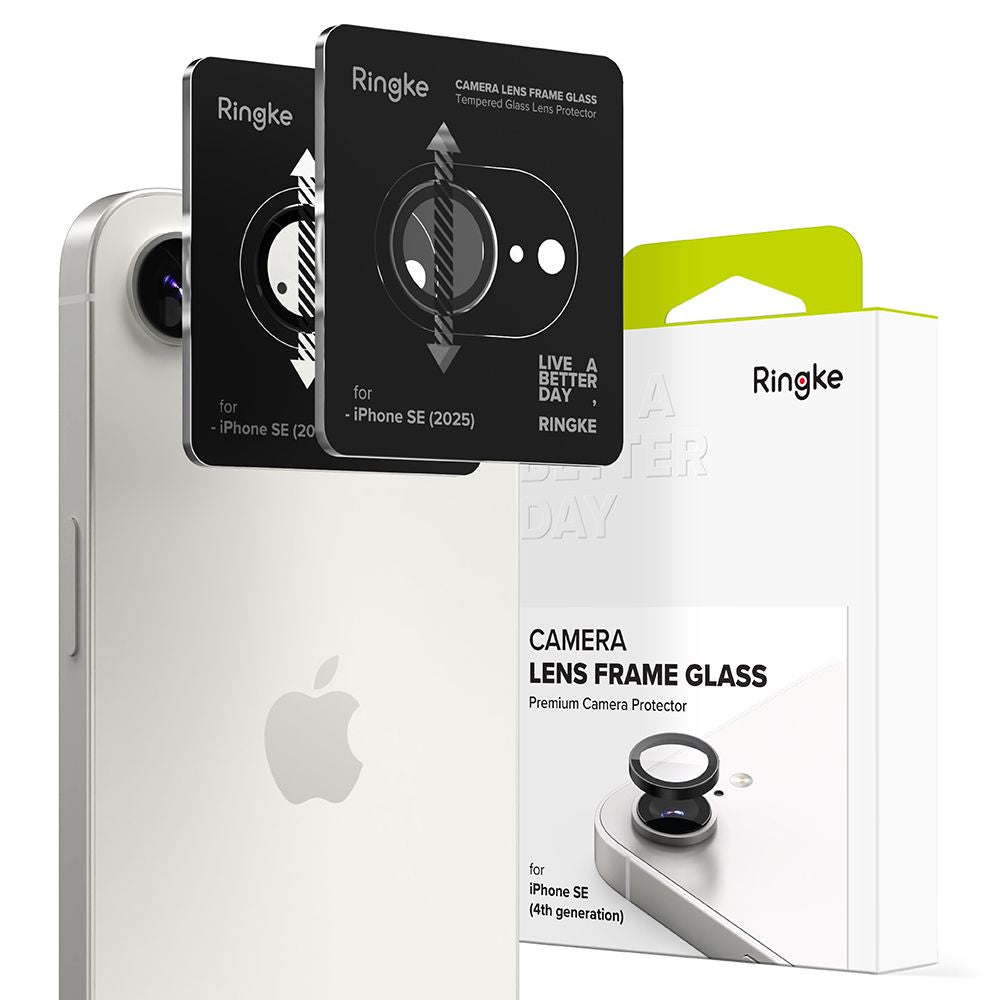 Ringke kameros rėmelio apsauga iPhone 16e – juoda, 2 vnt. -- iPhone 16e