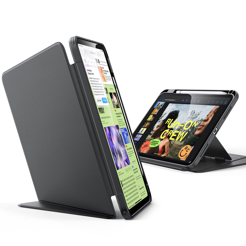 ESR Apverčiamas hibridinis dėklas, skirtas iPad 10.9" 2022 (10th gen.) / 11" 2025 (11th gen.) – juodas