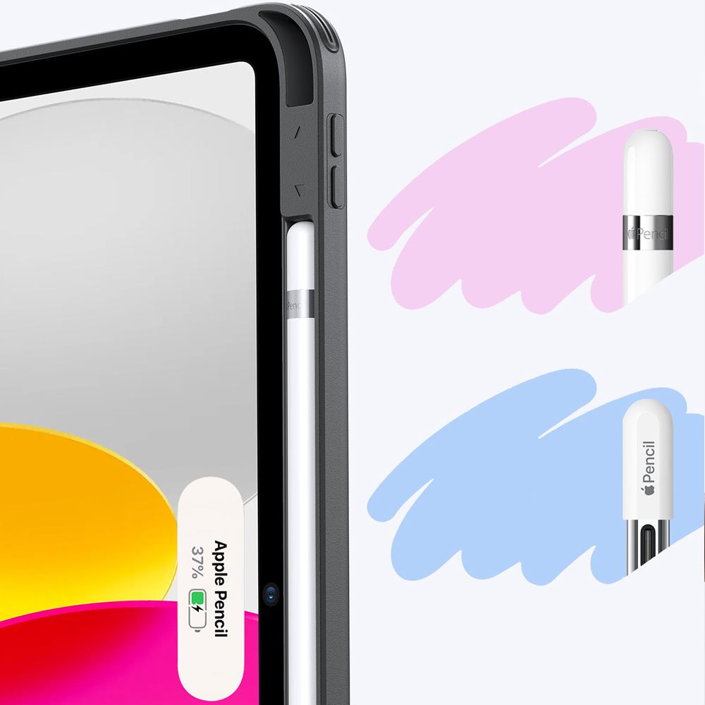 ESR Apverčiamas hibridinis dėklas, skirtas iPad 10.9" 2022 (10th gen.) / 11" 2025 (11th gen.) – juodas