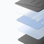 ESR Apverčiamas hibridinis dėklas, skirtas iPad 10.9" 2022 (10th gen.) / 11" 2025 (11th gen.) – juodas