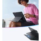 ESR Apverčiamas hibridinis dėklas, skirtas iPad 10.9" 2022 (10th gen.) / 11" 2025 (11th gen.) – juodas