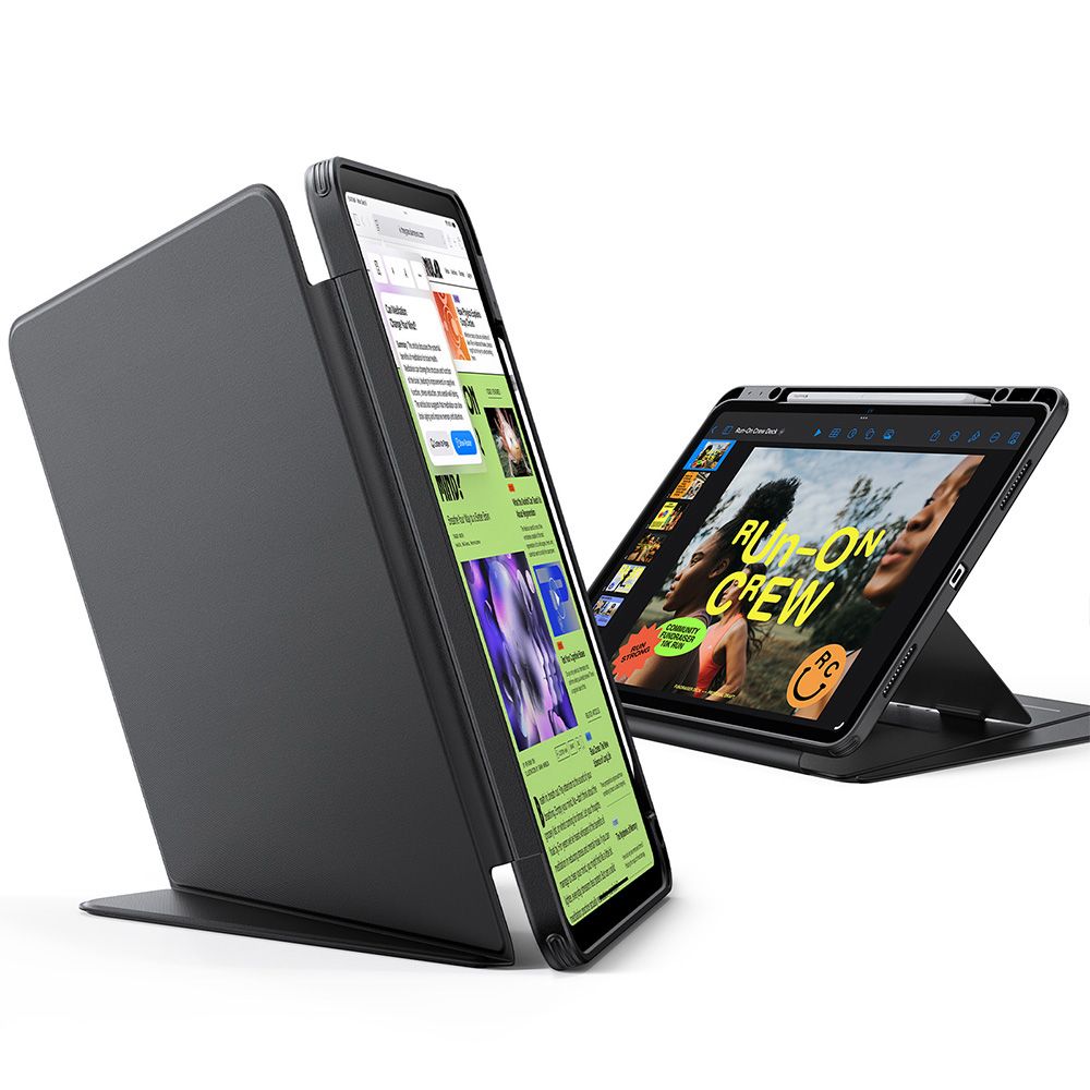 ESR Apverčiamas hibridinis dėklas, skirtas iPad Air 13" (2024/2025/2026) – juodas -- iPad Air 13