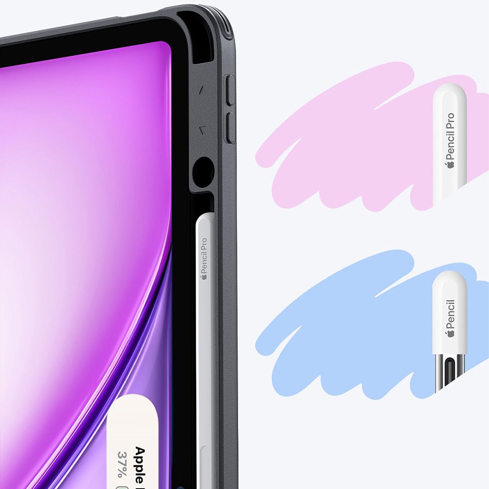ESR Apverčiamas hibridinis dėklas, skirtas iPad Air 13" (2024/2025/2026) – juodas -- iPad Air 13