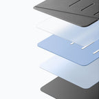 ESR Apverčiamas hibridinis dėklas, skirtas iPad Air 13" (2024/2025/2026) – juodas -- iPad Air 13