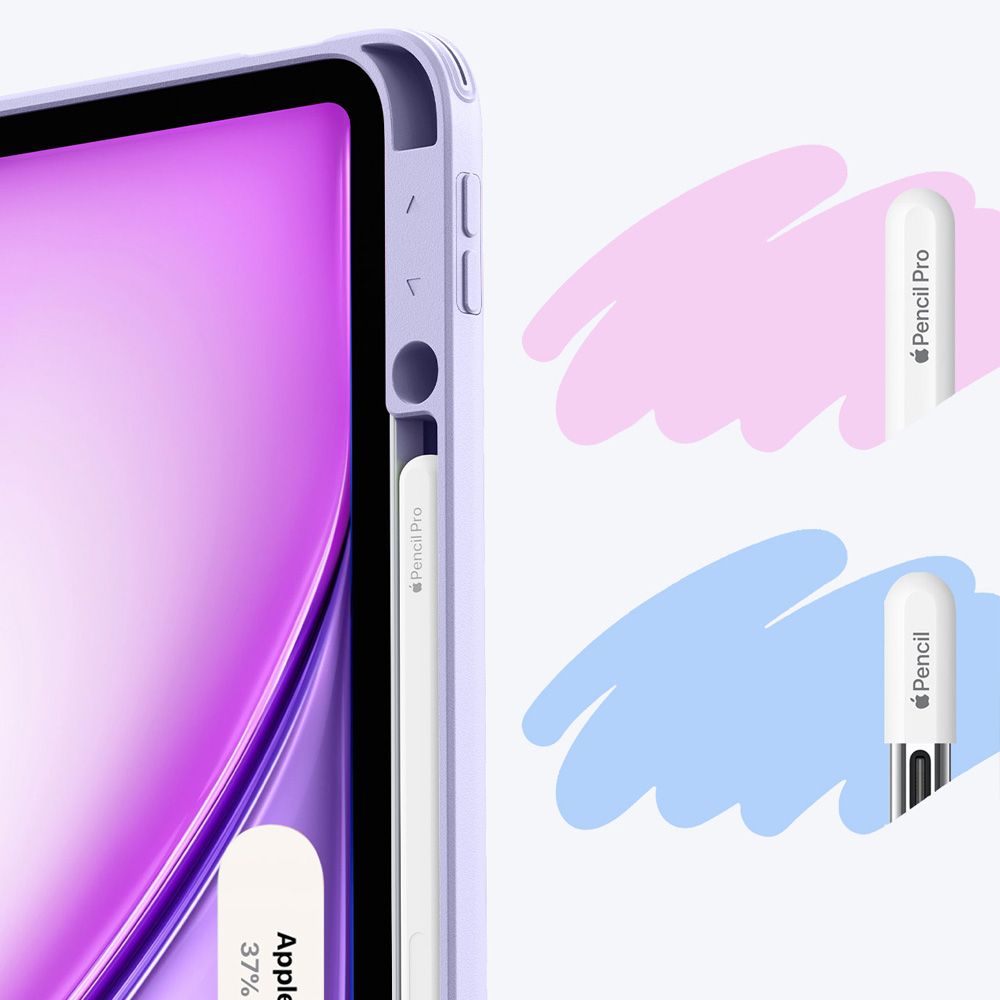 ESR Apverčiamas hibridinis dėklas, skirtas iPad Air 13" (2024/2025/2026) – violetinė -- iPad Air 13