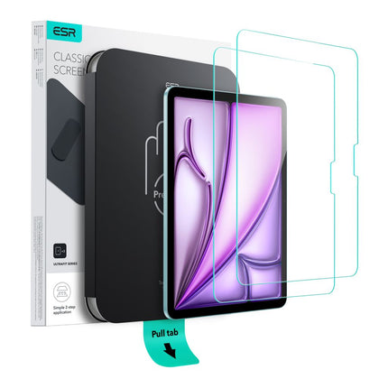 ESR UltraFit grūdintas stiklas iPad Air 11" (2 vnt.) -- iPad Air 11"