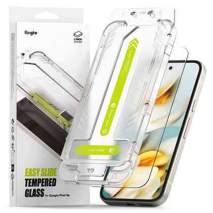 Ringke Easy Slide grūdintas stiklas Pixel 9A (2 vnt.) -- Cell phone tempered glass