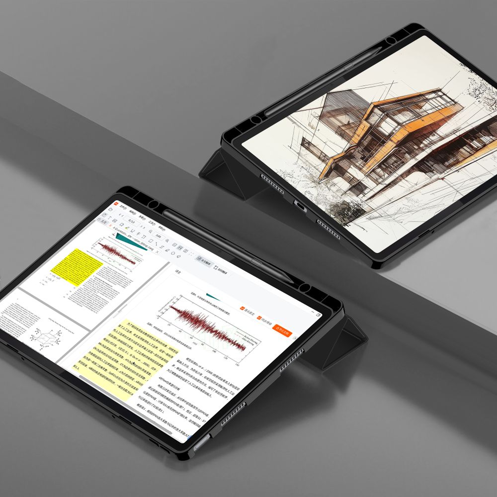 Tech-Protect SC rašiklio dėklas, skirtas Lenovo Idea Tab Pro / Pro MT 12.7 TB-373 - juodas