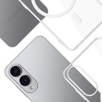 3mk Clear MagCase, skirtas Samsung Galaxy S25 Edge - skaidrus