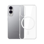 3mk Clear MagCase, skirtas Samsung Galaxy S25 Edge - skaidrus