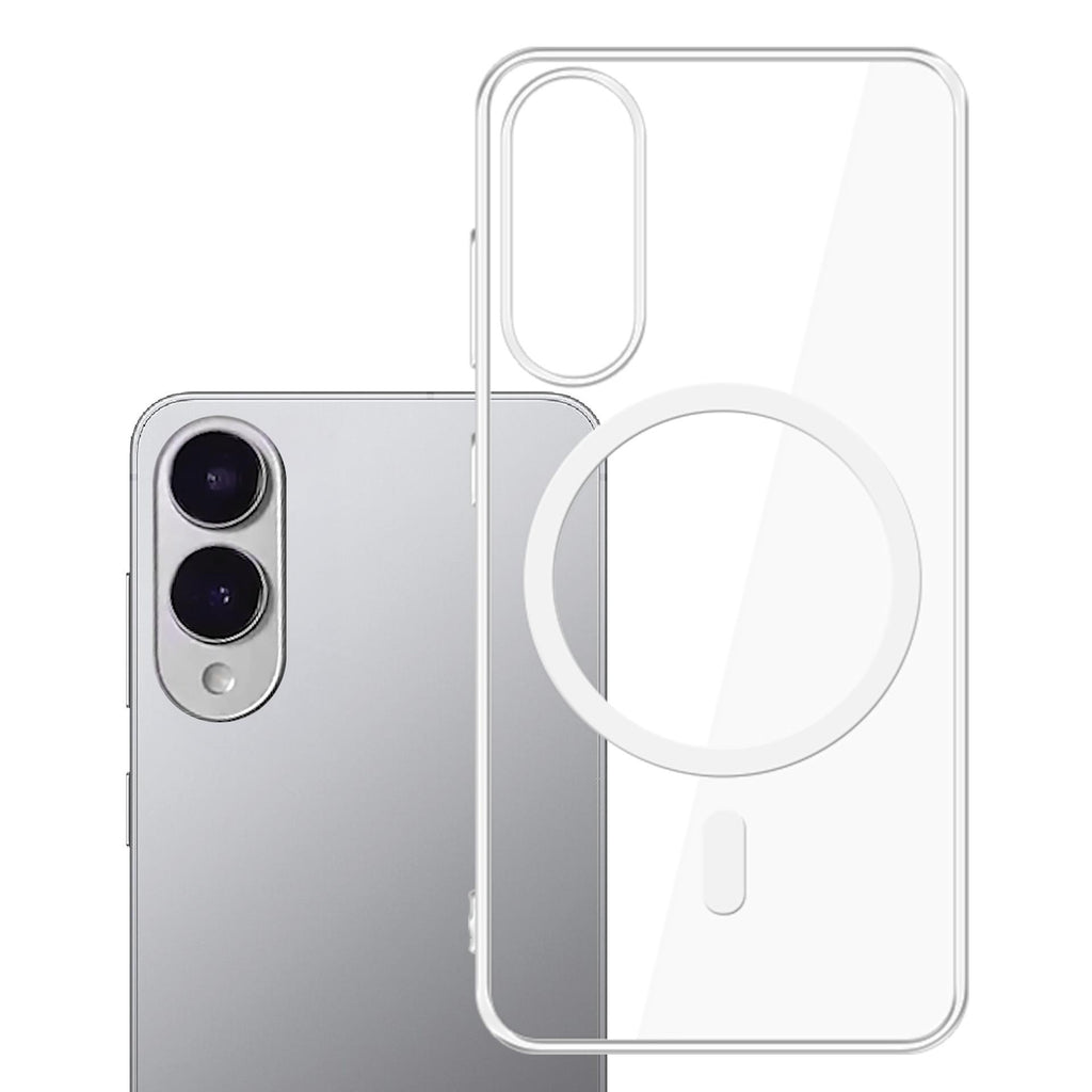 3mk Clear MagCase, skirtas Samsung Galaxy S25 Edge - skaidrus