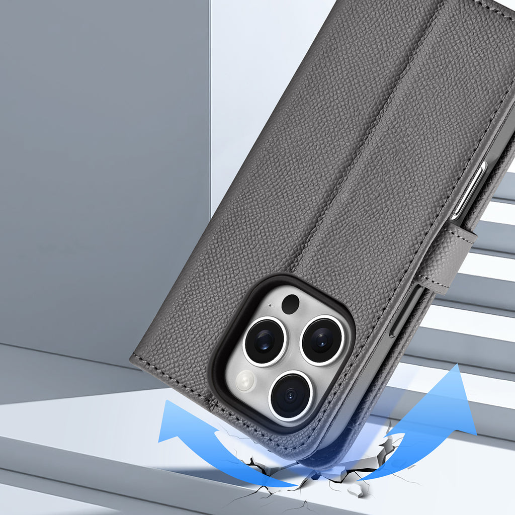 Dux Ducis Lawa odinis MagSafe dėklas iPhone 16 Pro – pilkas