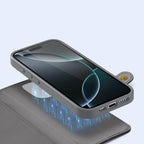 Dux Ducis Lawa odinis dėklas iPhone 16 Pro Max – pilkas