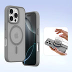 Dux Ducis Lawa odinis dėklas iPhone 16 Pro Max – pilkas