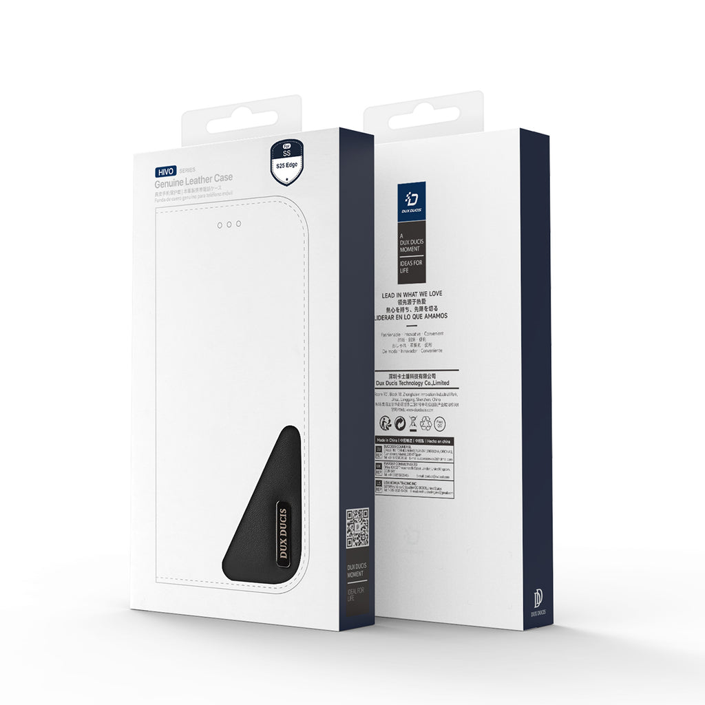 Dux Ducis Hivo dėklas Samsung Galaxy S25 Edge – juodas