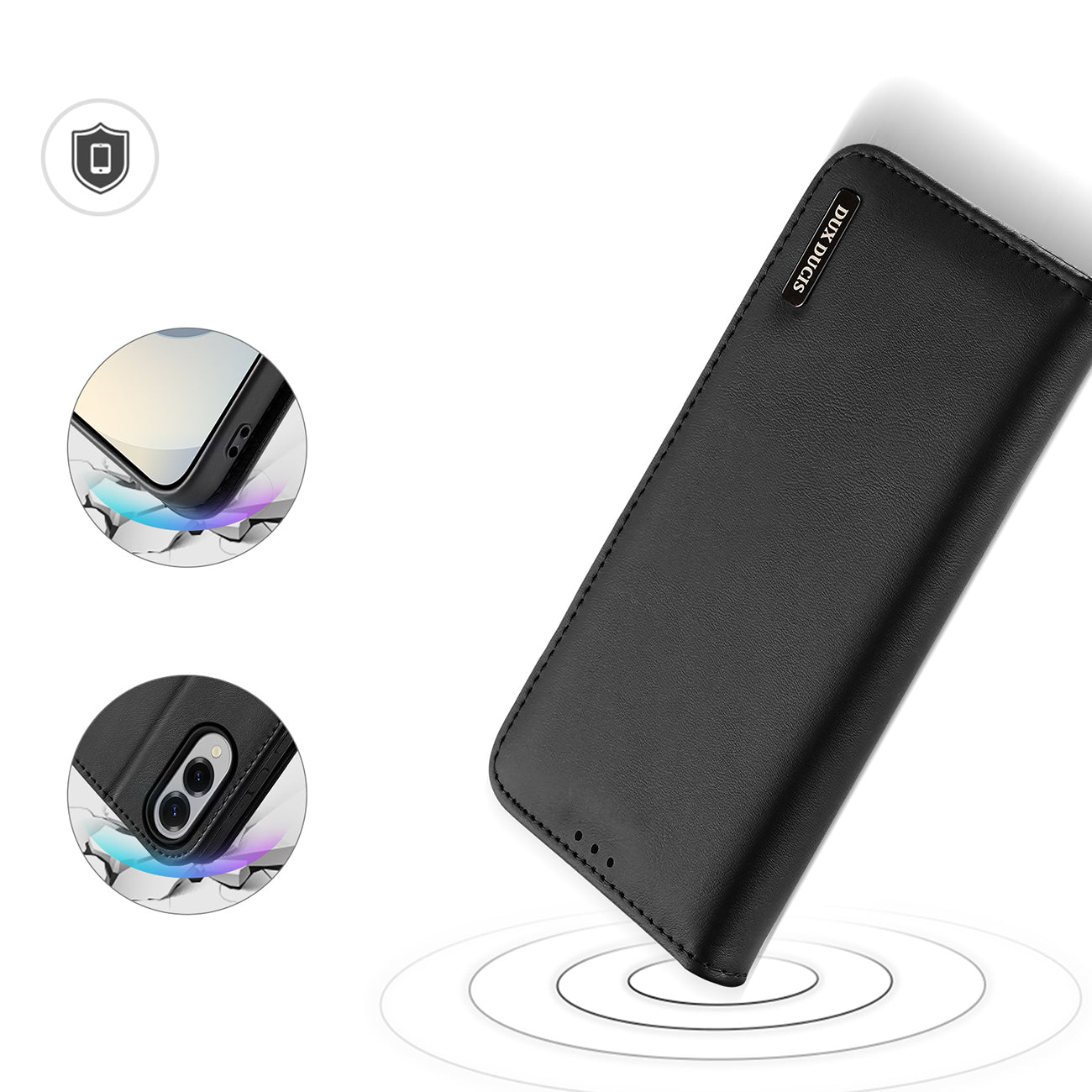 Dux Ducis Hivo dėklas Samsung Galaxy S25 Edge – juodas
