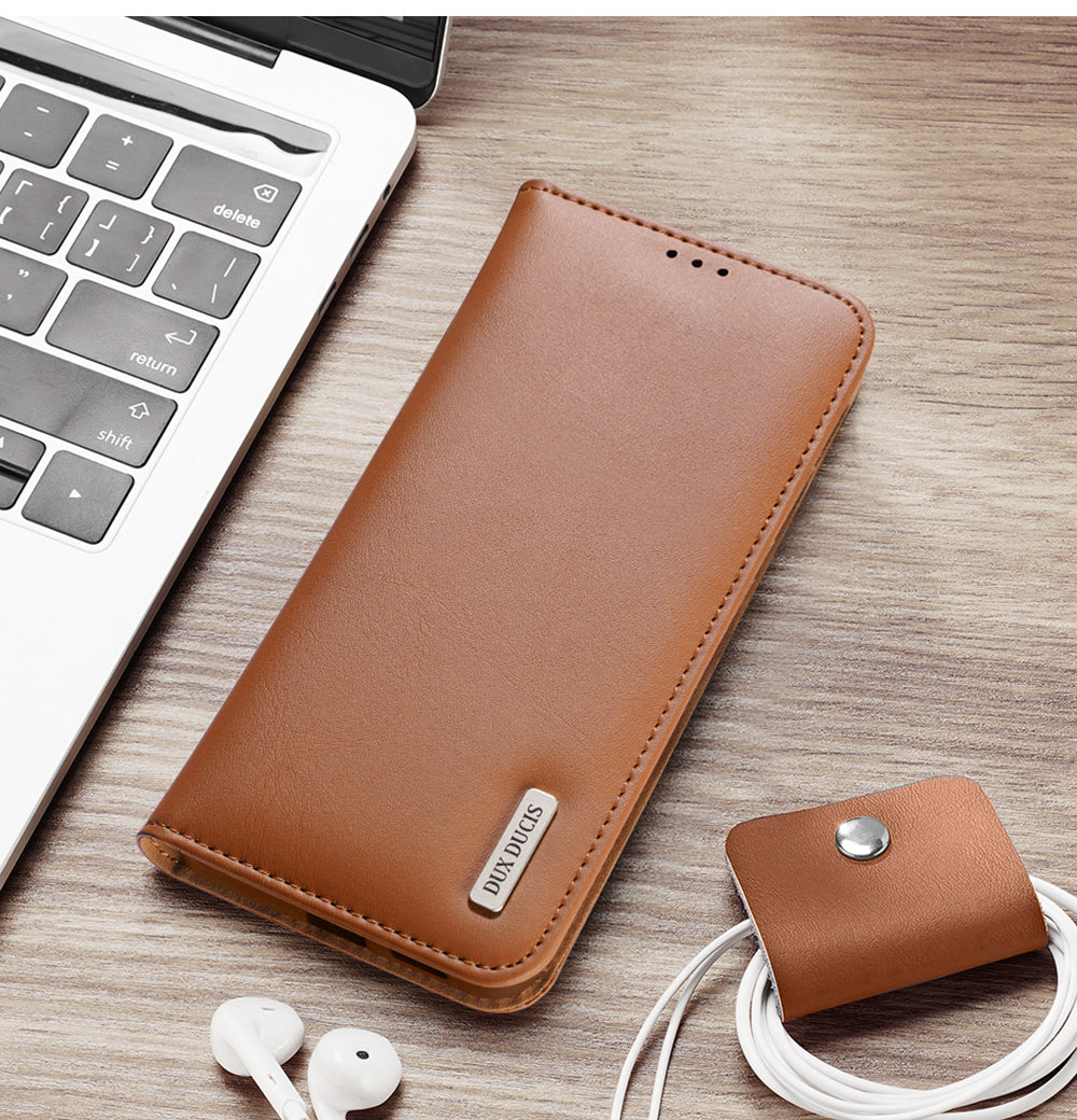 Dux Ducis Hivo odinis RFID dėklas Galaxy S25 Edge – rudas