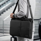 Tech-Protect Defender Bag 17" nešiojamajam kompiuteriui - juoda -- Laptop Bags