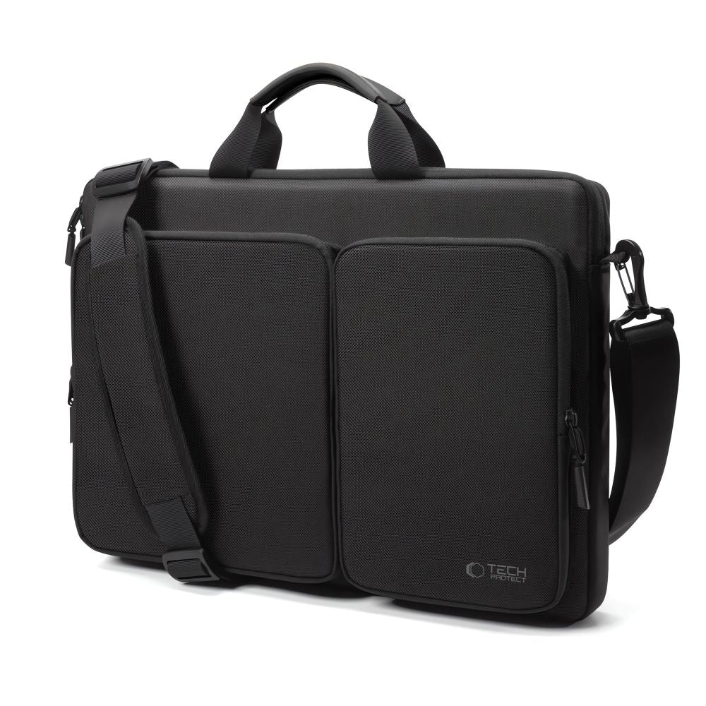 Tech-Protect Defender Bag 17" nešiojamajam kompiuteriui - juoda -- Laptop Bags