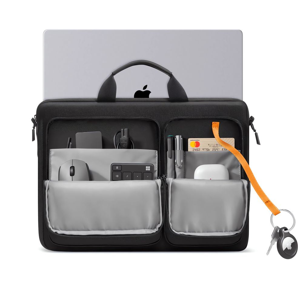 Tech-Protect Defender Bag 17" nešiojamajam kompiuteriui - juoda -- Laptop Bags
