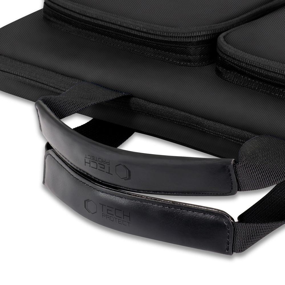 Tech-Protect Defender Bag 17" nešiojamajam kompiuteriui - juoda -- Laptop Bags