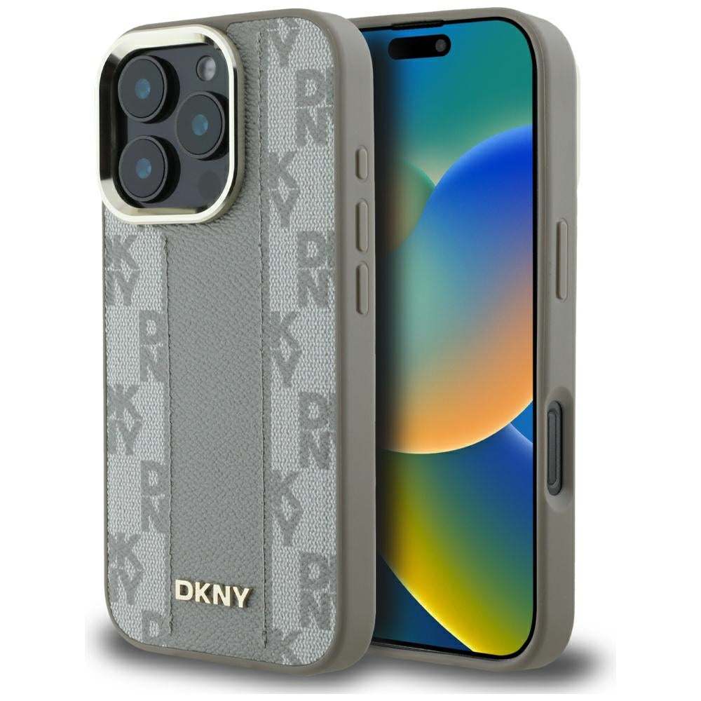 DKNY MagSafe dėklas iPhone 16 Pro Max – smėlinis -- iPhone 16 Pro Max