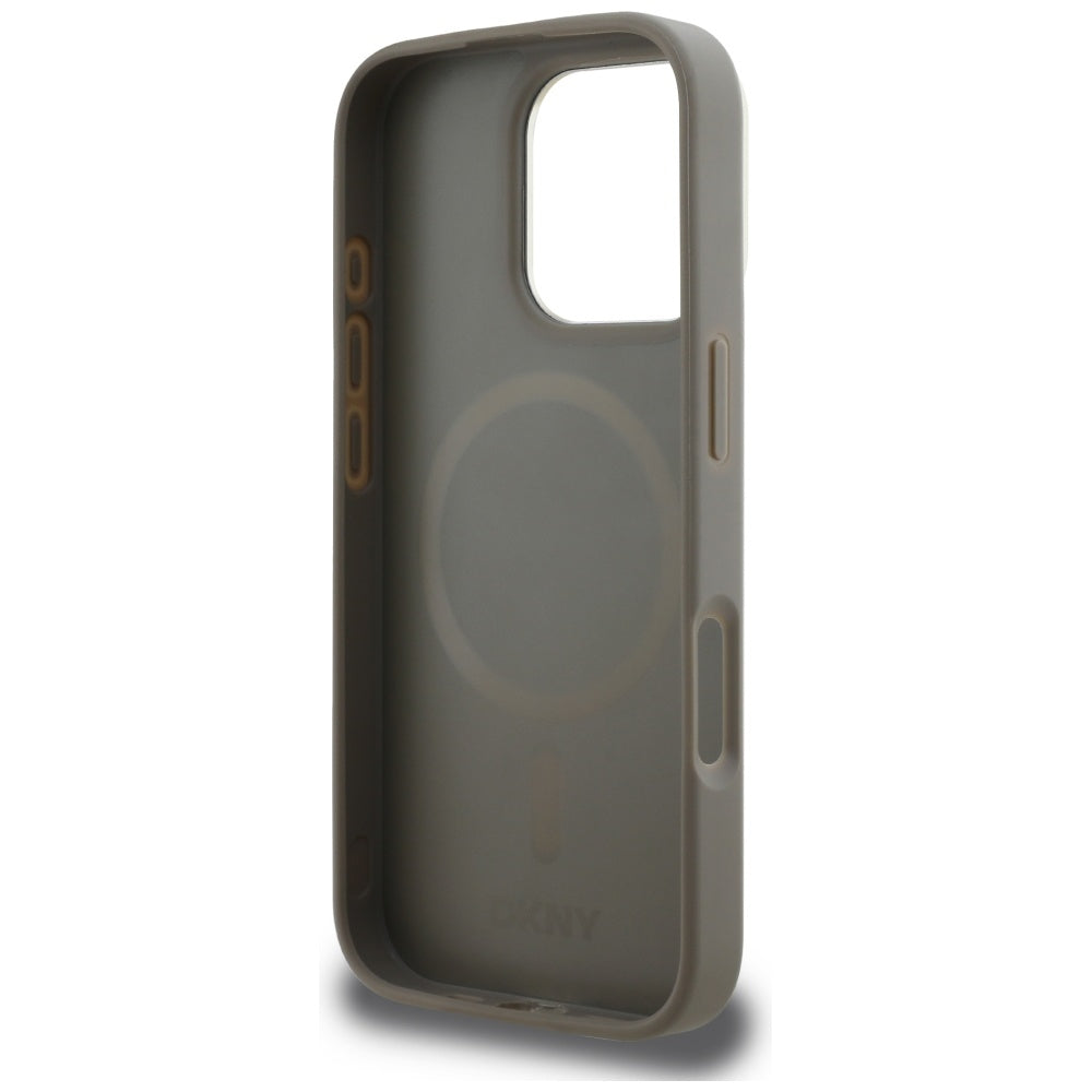 DKNY MagSafe dėklas iPhone 16 Pro Max – smėlinis -- iPhone 16 Pro Max
