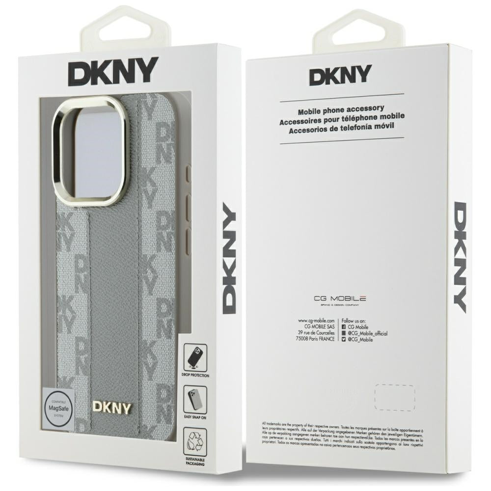 DKNY MagSafe dėklas iPhone 16 Pro Max – smėlinis -- iPhone 16 Pro Max