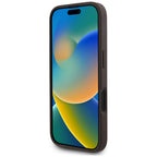 Guess MagSafe dėklas iPhone 16 – rudas