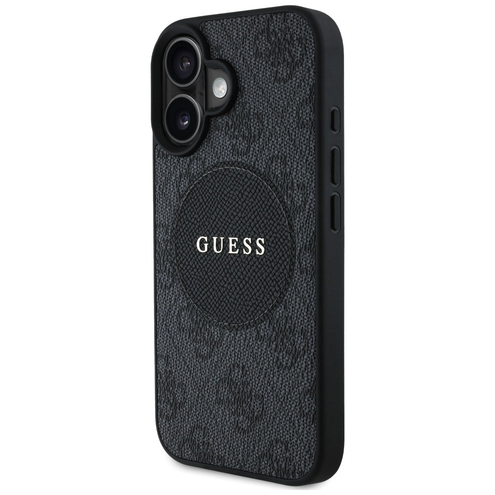 Guess 4G MagSafe dėklas iPhone 16 – juodas