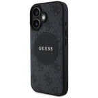 Guess 4G MagSafe dėklas iPhone 16 – juodas