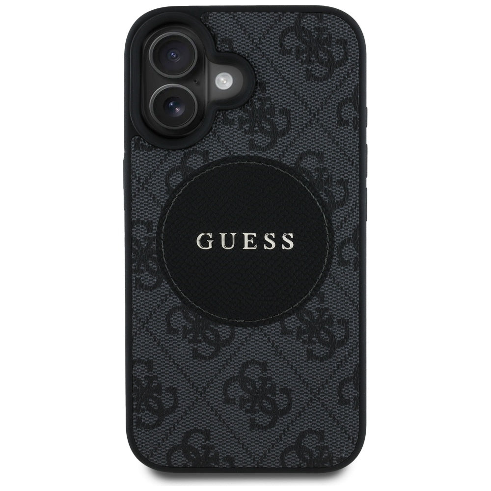 Guess 4G MagSafe dėklas iPhone 16 – juodas