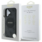 Guess 4G MagSafe dėklas iPhone 16 – juodas