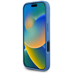 Guess MagSafe dėklas iPhone 16 – mėlynas