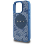 Guess MagSafe dėklas iPhone 16 Pro Max – mėlynas