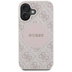 Guess MagSafe dėklas iPhone 16 – rožinis