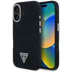 Guess MagSafe dėklas iPhone 16 – juodas