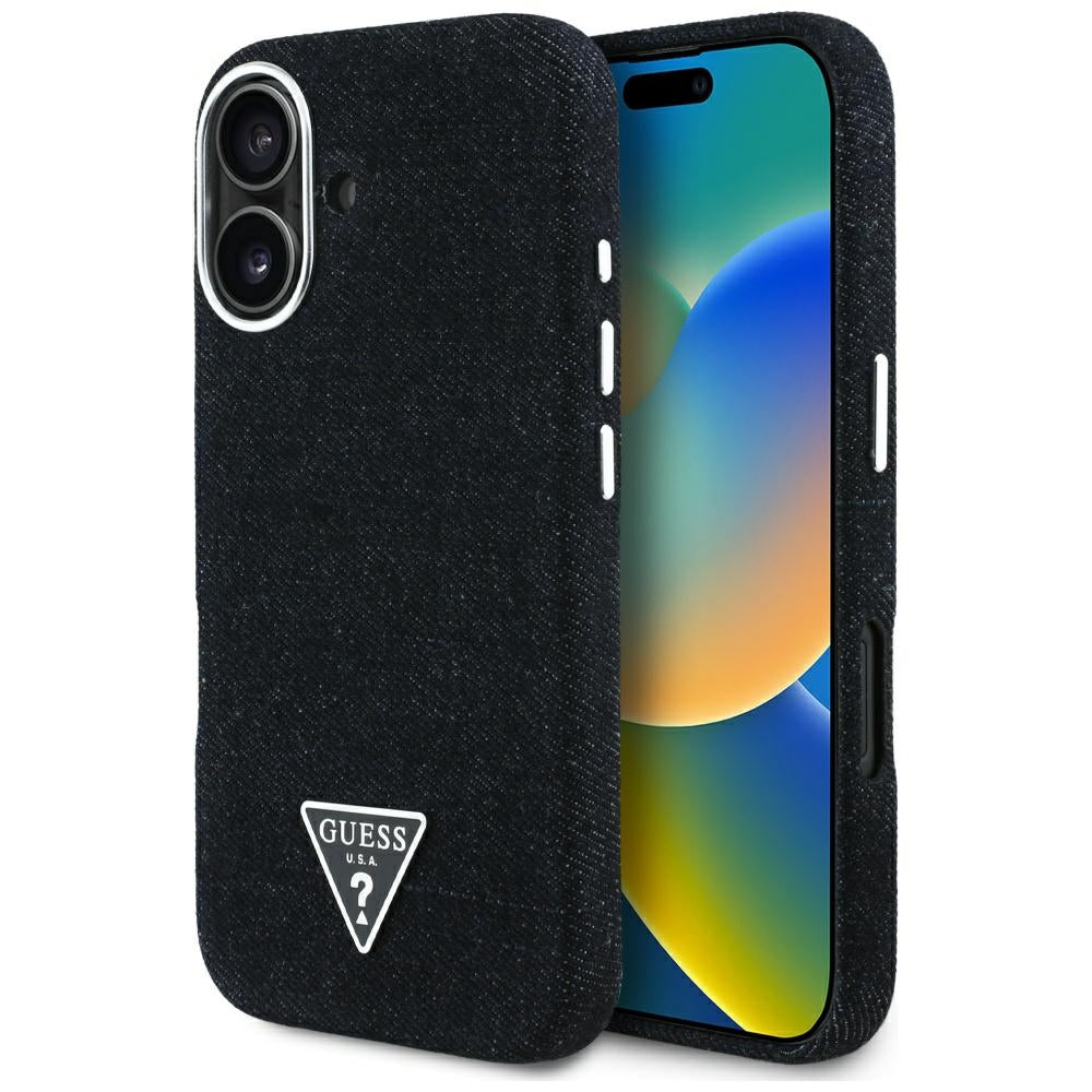 Guess MagSafe dėklas iPhone 16 – juodas