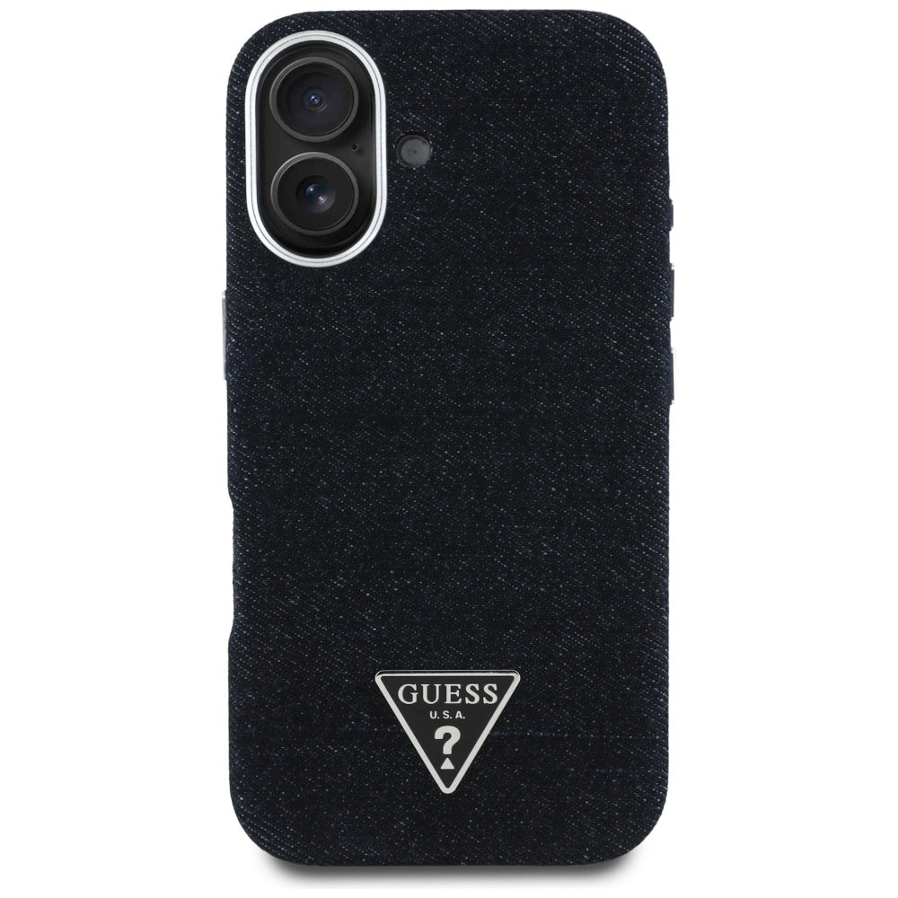Guess MagSafe dėklas iPhone 16 – juodas