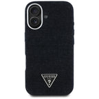 Guess MagSafe dėklas iPhone 16 – juodas