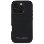 Karl Lagerfeld dėklas iPhone 16 Pro – juodas