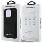 Karl Lagerfeld dėklas iPhone 16 Pro – juodas