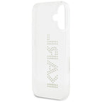 Karl Lagerfeld skaidrus dėklas iPhone 16 – su cirkoniais -- iPhone 16