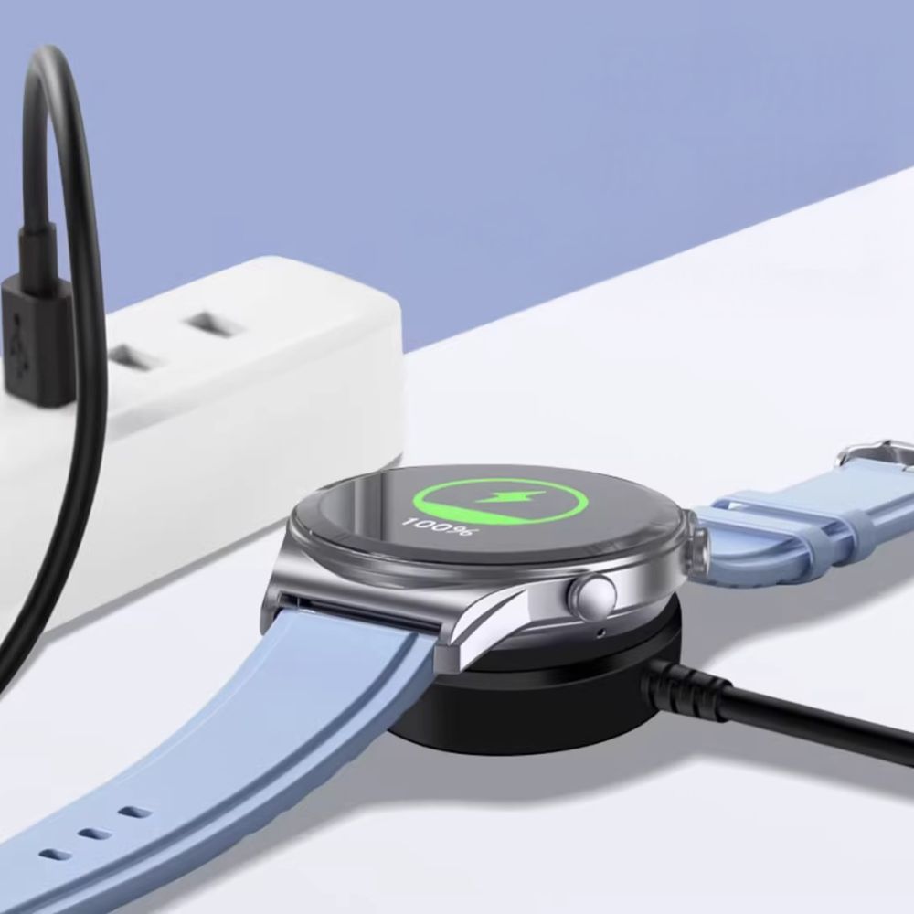 Tech-Protect MC03 UltraBoost indukcinis įkroviklis Samsung Galaxy Watch USB-C 100cm - juodas -- Samsung Galaxy Watch...