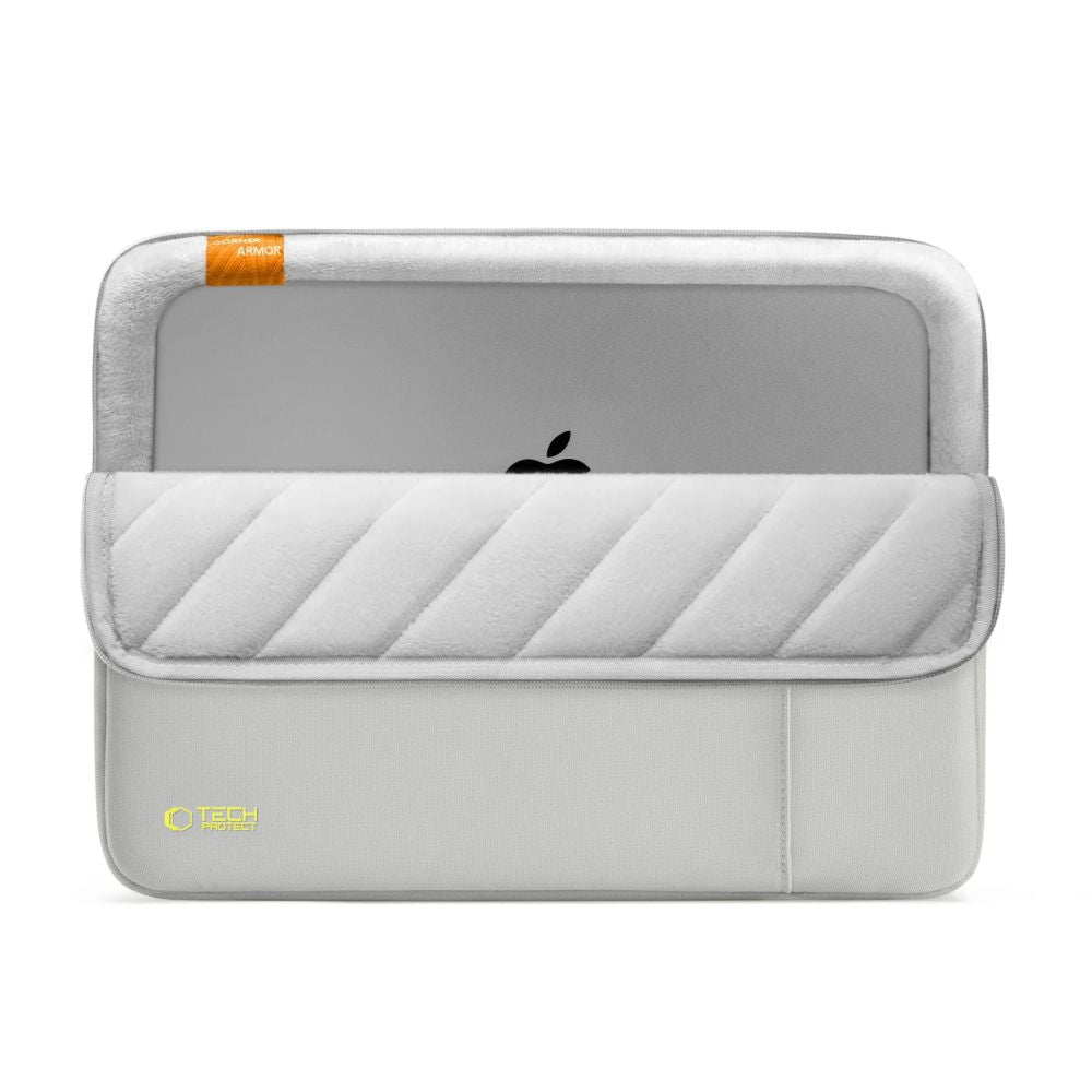 Tech-Protect Defender nešiojamojo kompiuterio krepšys 13-14" - pilkas -- Laptop Bags