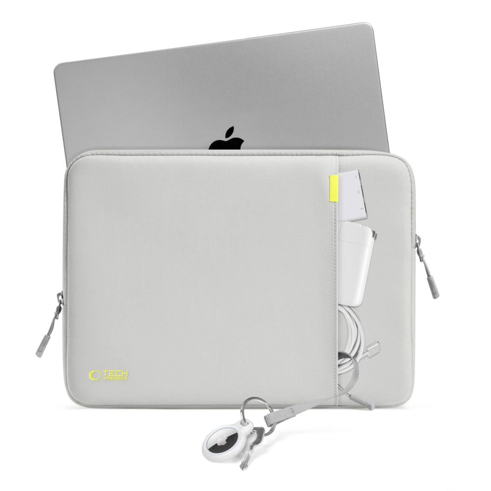 Tech-Protect Defender nešiojamojo kompiuterio krepšys 13-14" - pilkas -- Laptop Bags