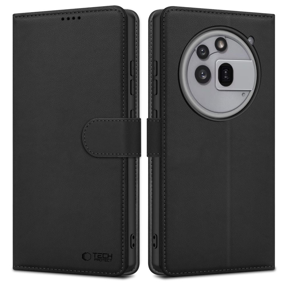 „Tech-Protect“ piniginės dėklas telefonui 3A Pro – matinė juoda -- Cell phone cases and covers