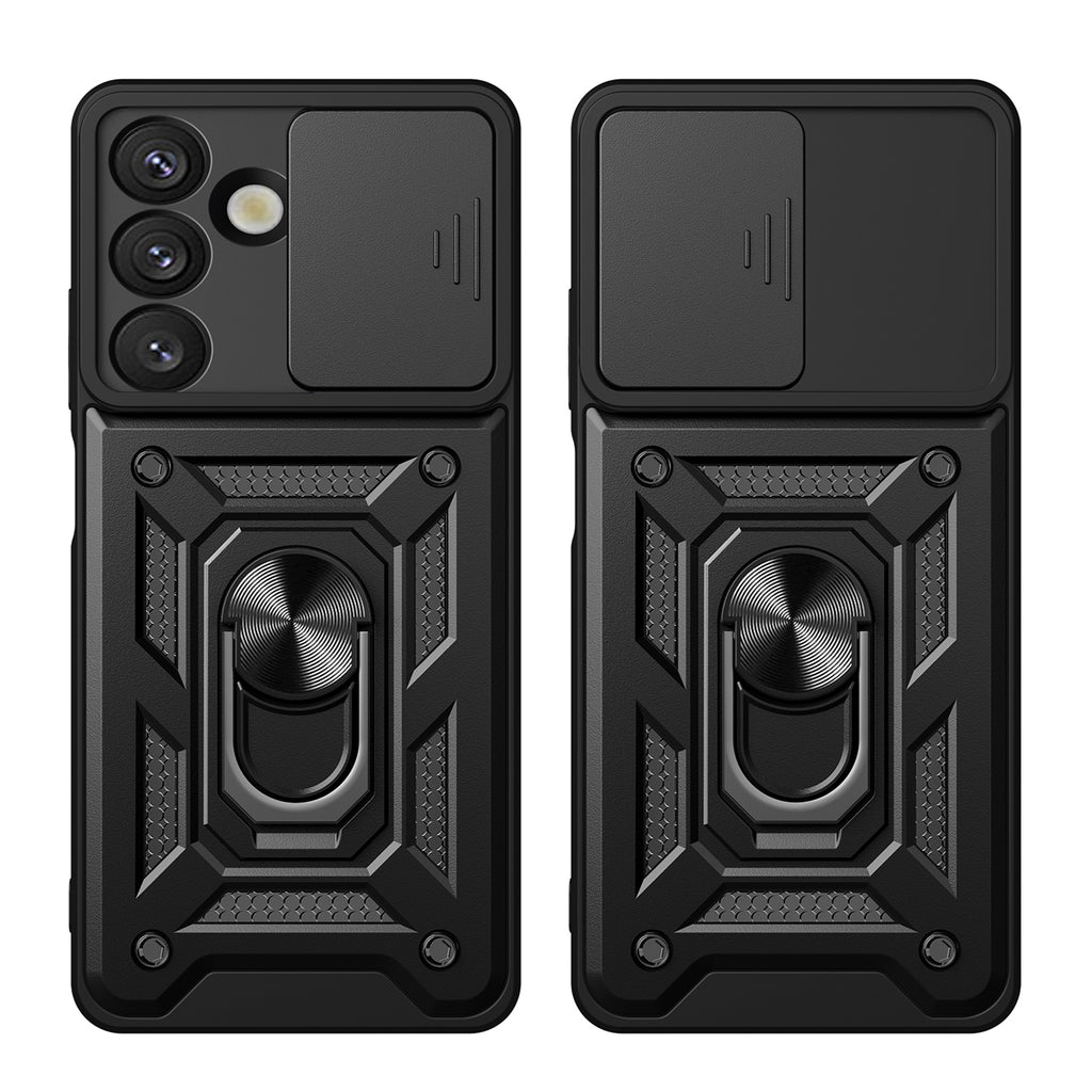 Šarvuotas dėklas Samsung Galaxy M06 5G/F06 5G – juodas -- Samsung Galaxy M06