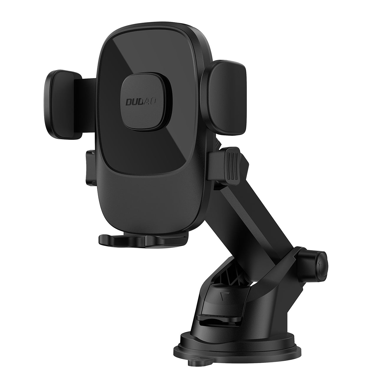 Dudao F2N+ išmaniojo telefono laikiklis su siurbtuku, gravitacinis, 360° - juodas