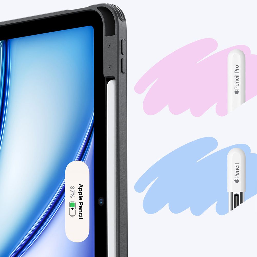 ESR Apverčiamas hibridinis dėklas, skirtas iPad 10.9" (2020/2022) / 11" (2024/2025/2026) – juodas -- iPad 10.9